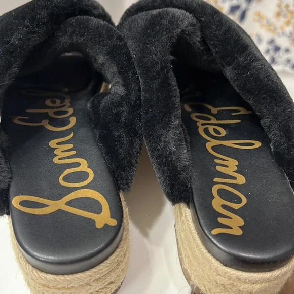 Sam Edelman Platform Faux fur slides - Picture 3 of 8